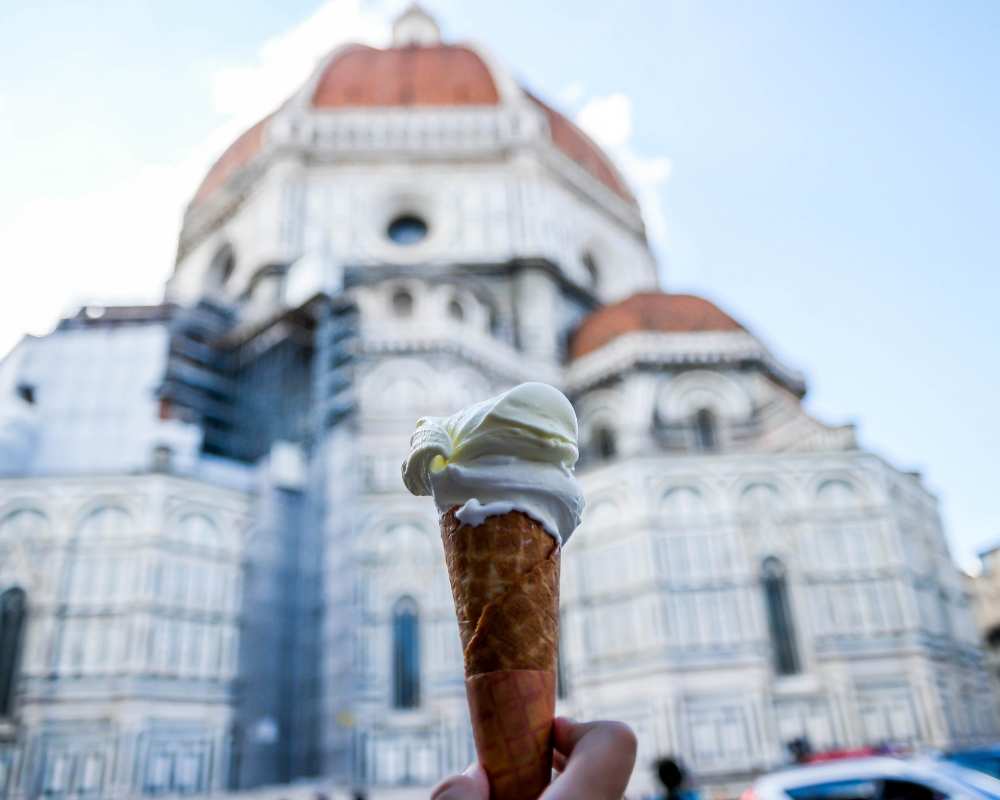 Ein Eis in Florenz