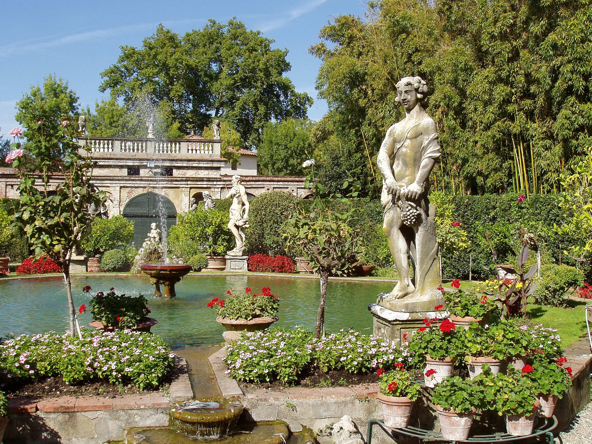 Jardins du Palais Pfanner à Lucques