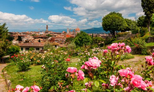 Jardín de las Rosas en Florencia