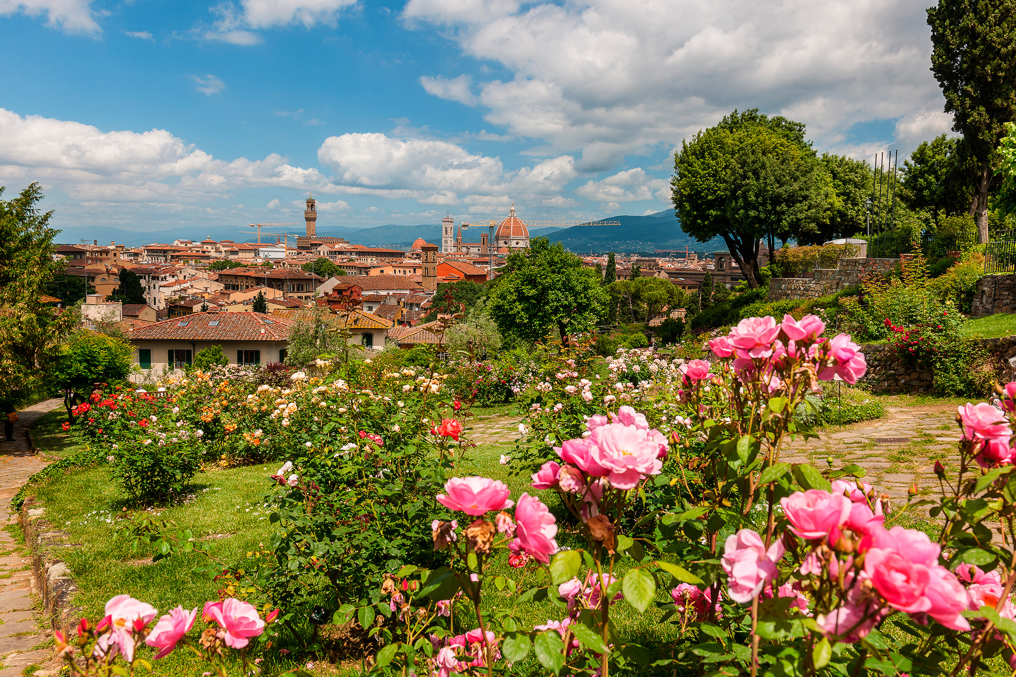 Jardin des roses, Florence