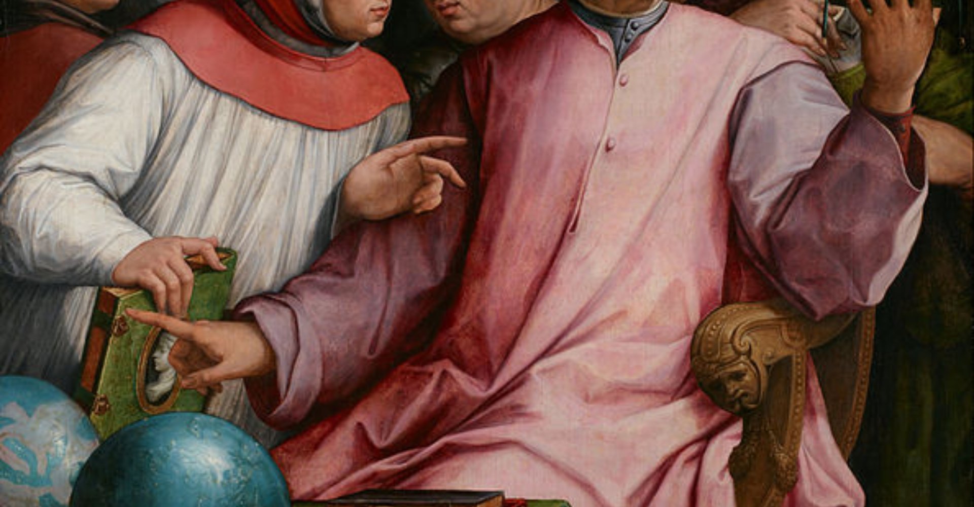 Retrato de seis poetas Toscanos de Giorgio Vasari