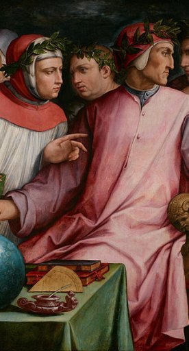 Porträt von sechs toskanischen Dichtern, Giorgio Vasari