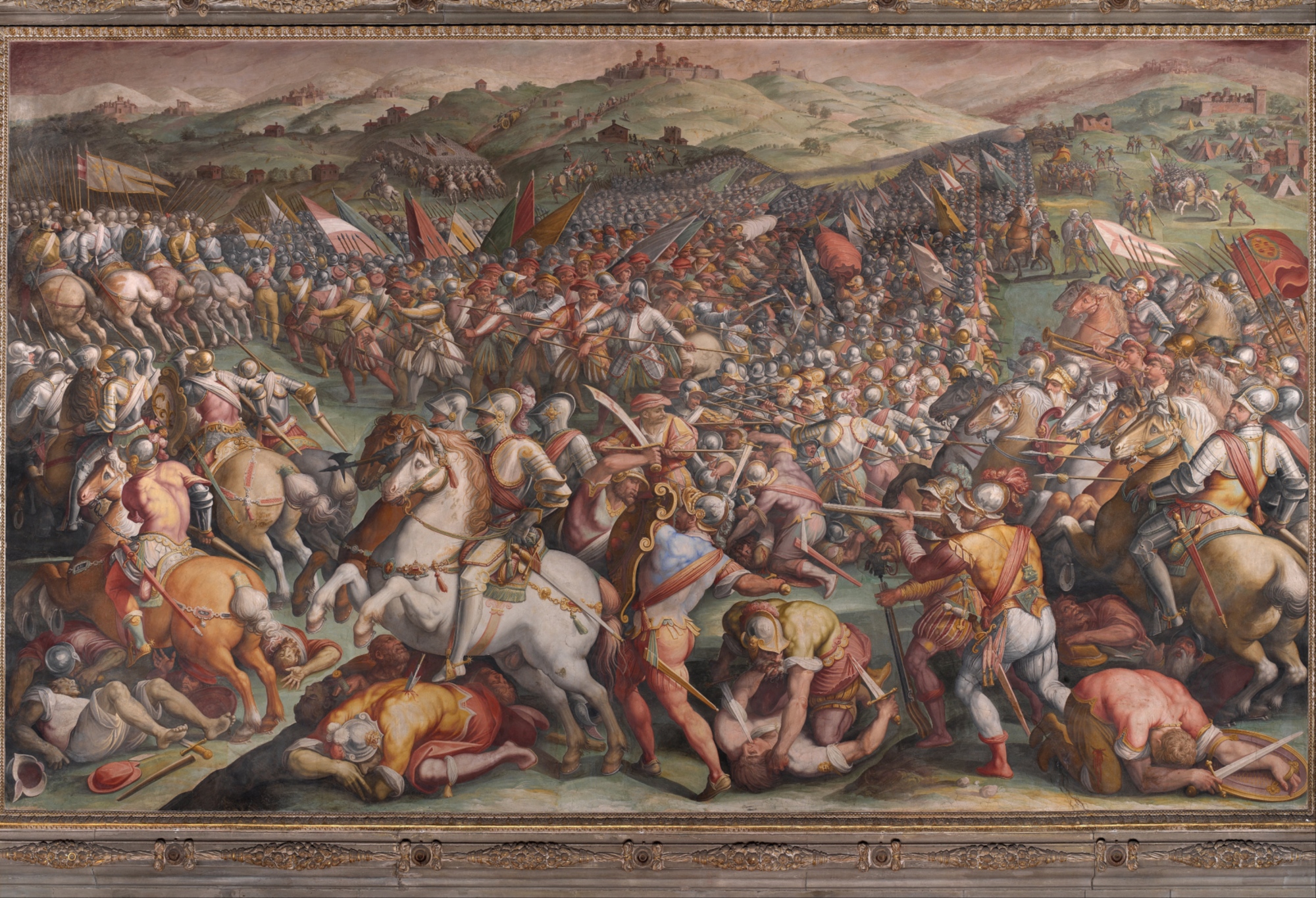 Giorgio Vasari, the battle of Marciano in Val di Chiana