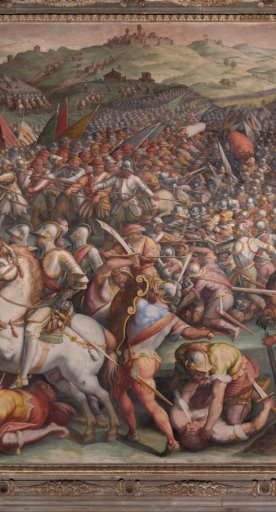 La bataille de Marciano - Giorgio Vasari