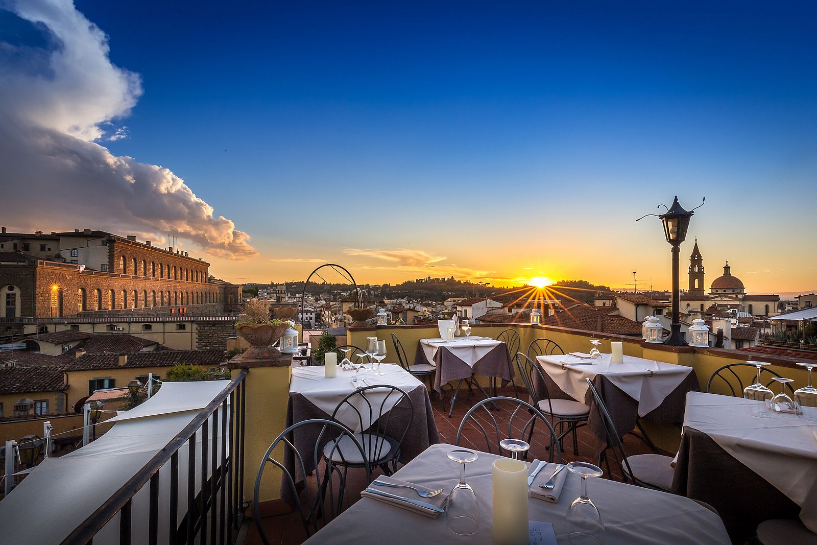 The view from the terrace of Hotel La Scaletta