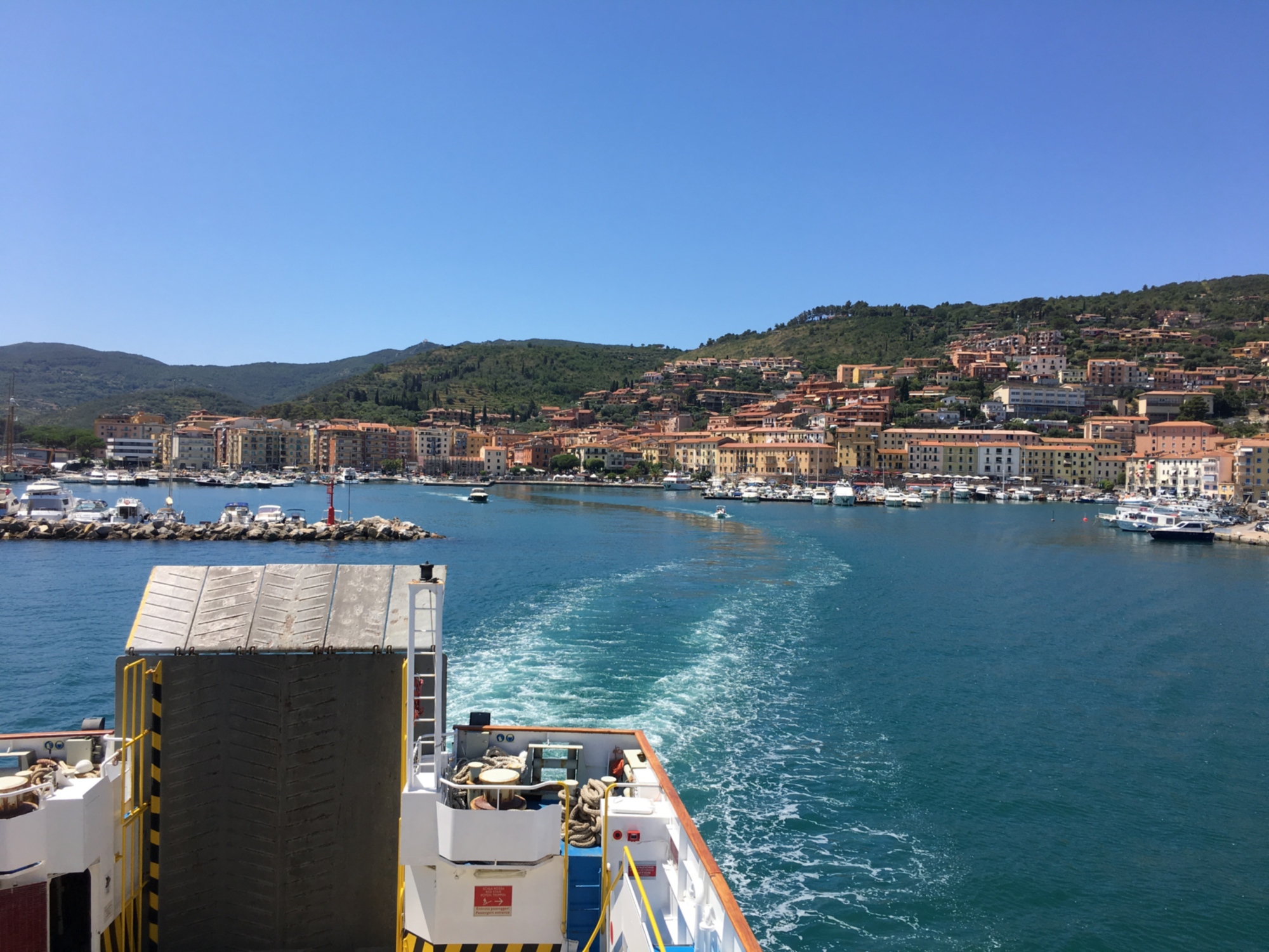 Giglio Island from a ferry