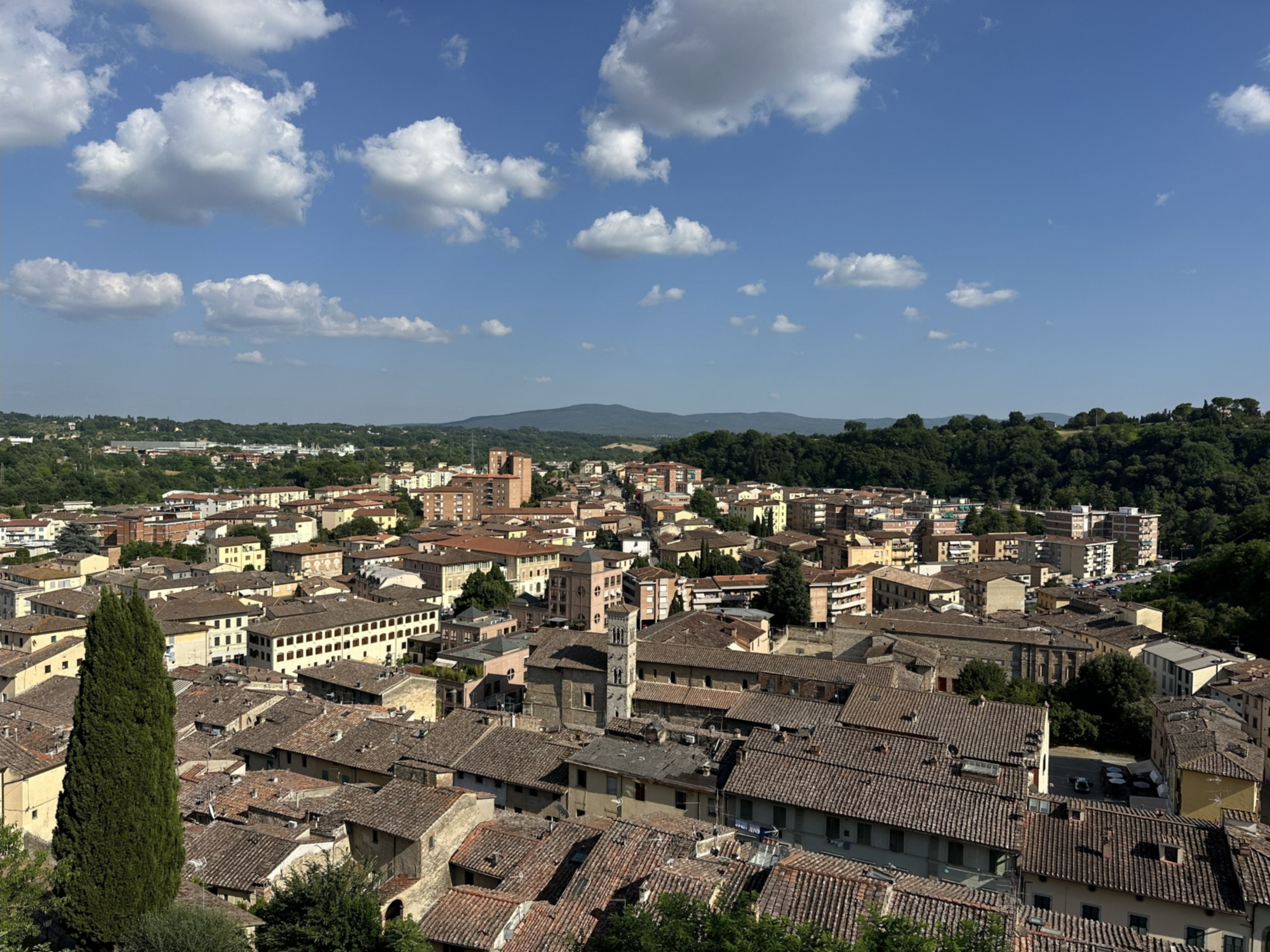 Panorama visto dal bastione di Colle alta