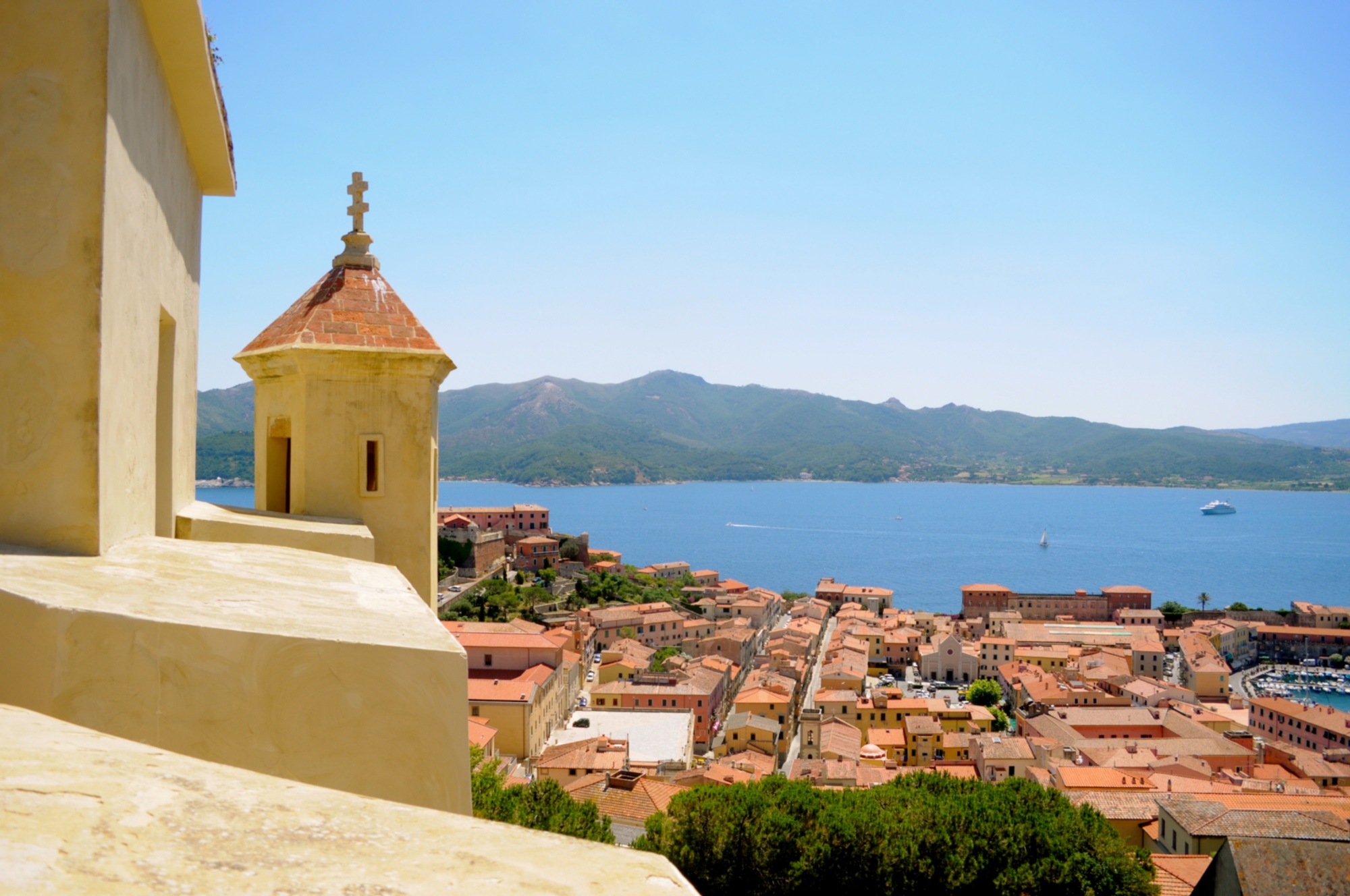 View of Portoferraio, Elba Island