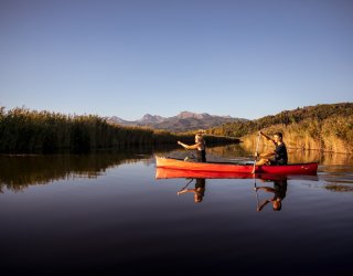 En canoa por el Lago de Massacciuccoli