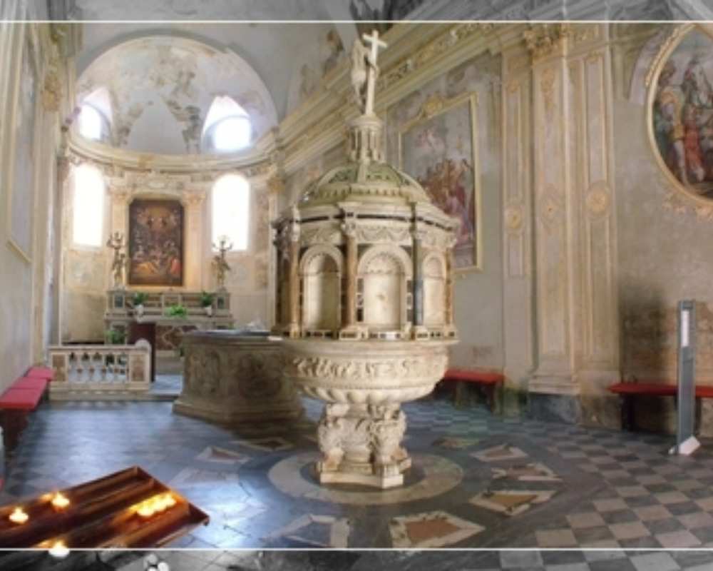 Interior of the Pietrasanta Baptistery