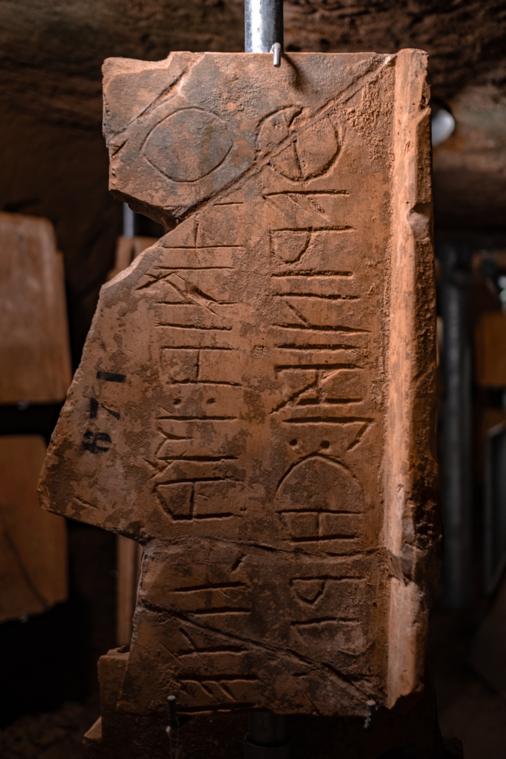 Etruscan inscriptions, Underground city of Chiusi