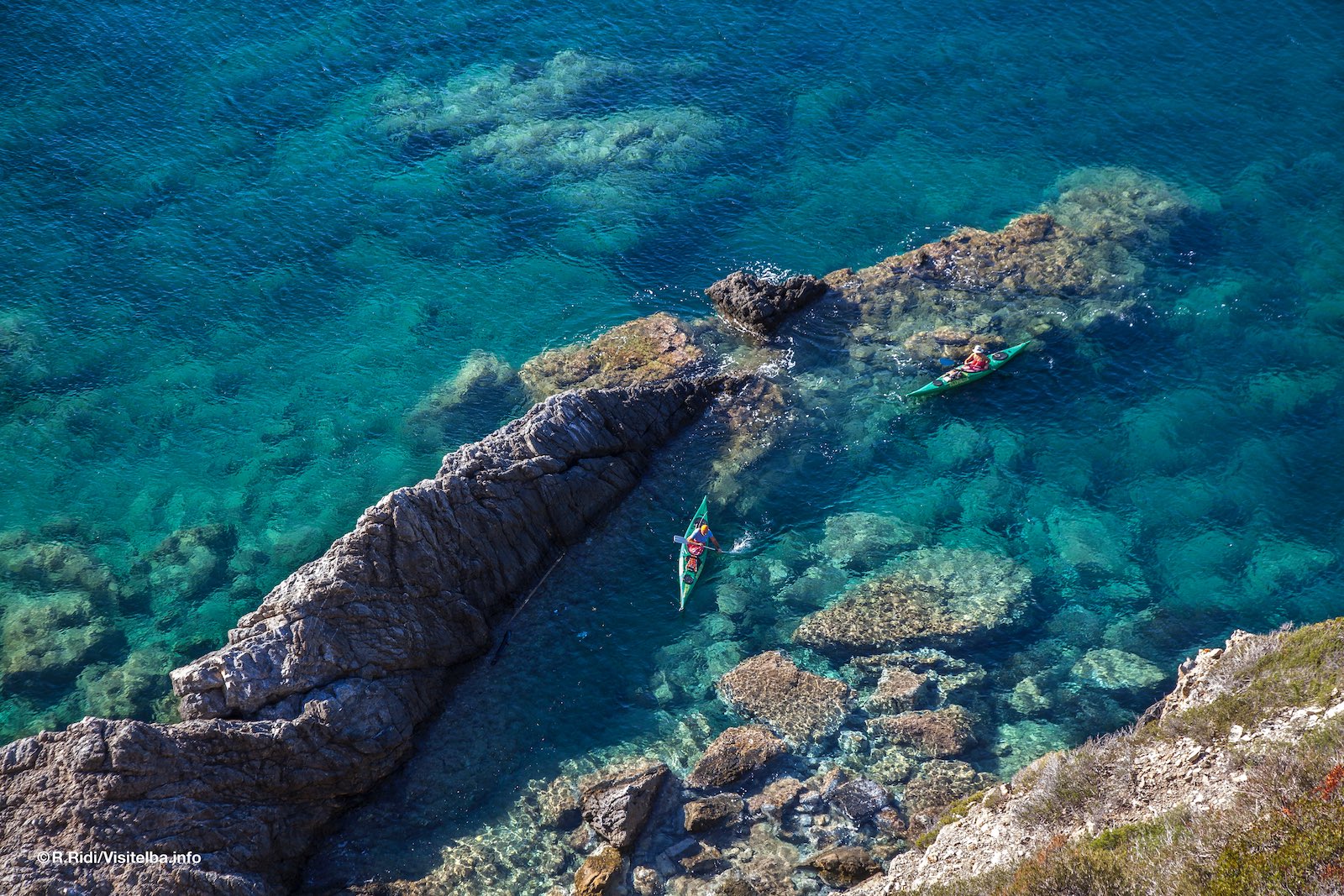 Kayak en la Isla de Elba