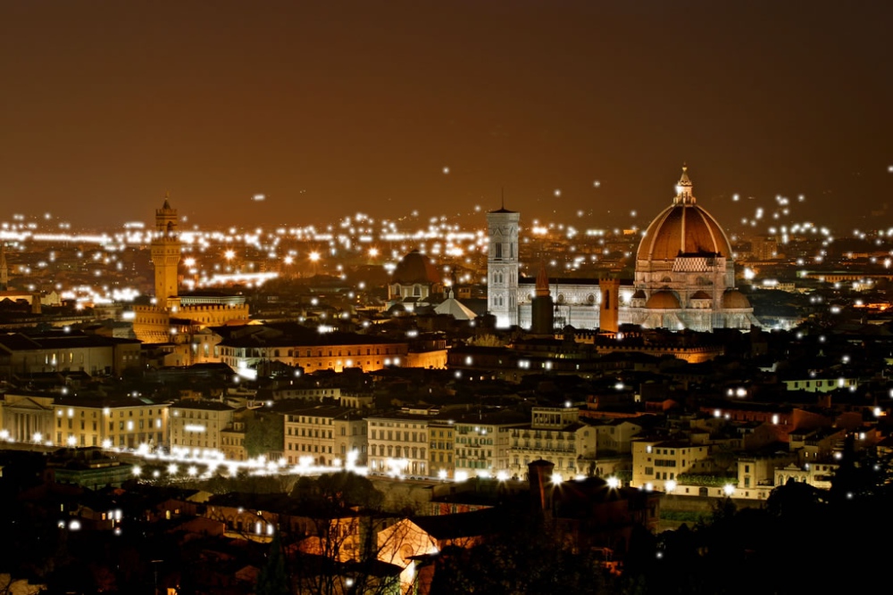 Florenz bei Nacht