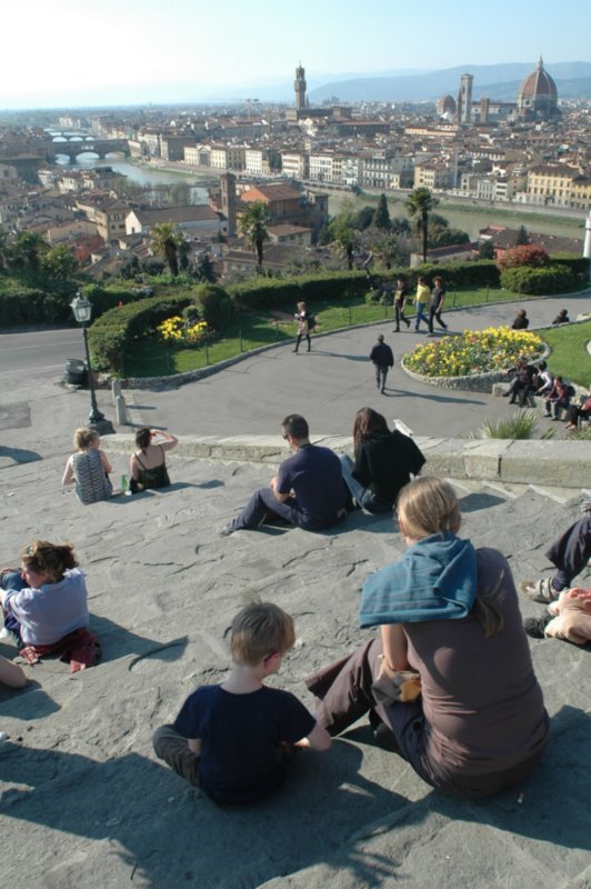 A Piazzale Michelangelo, Firenze A Piazzale Michelangelo, Firenze