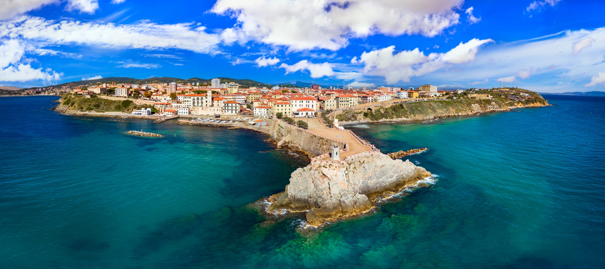 Piombino, aerial view
