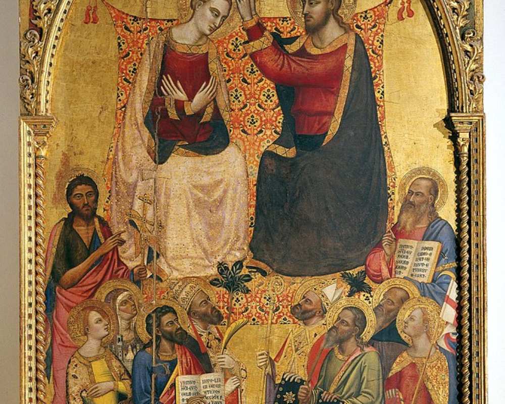 Coronation of the Virgin by Jacopo di Cione
