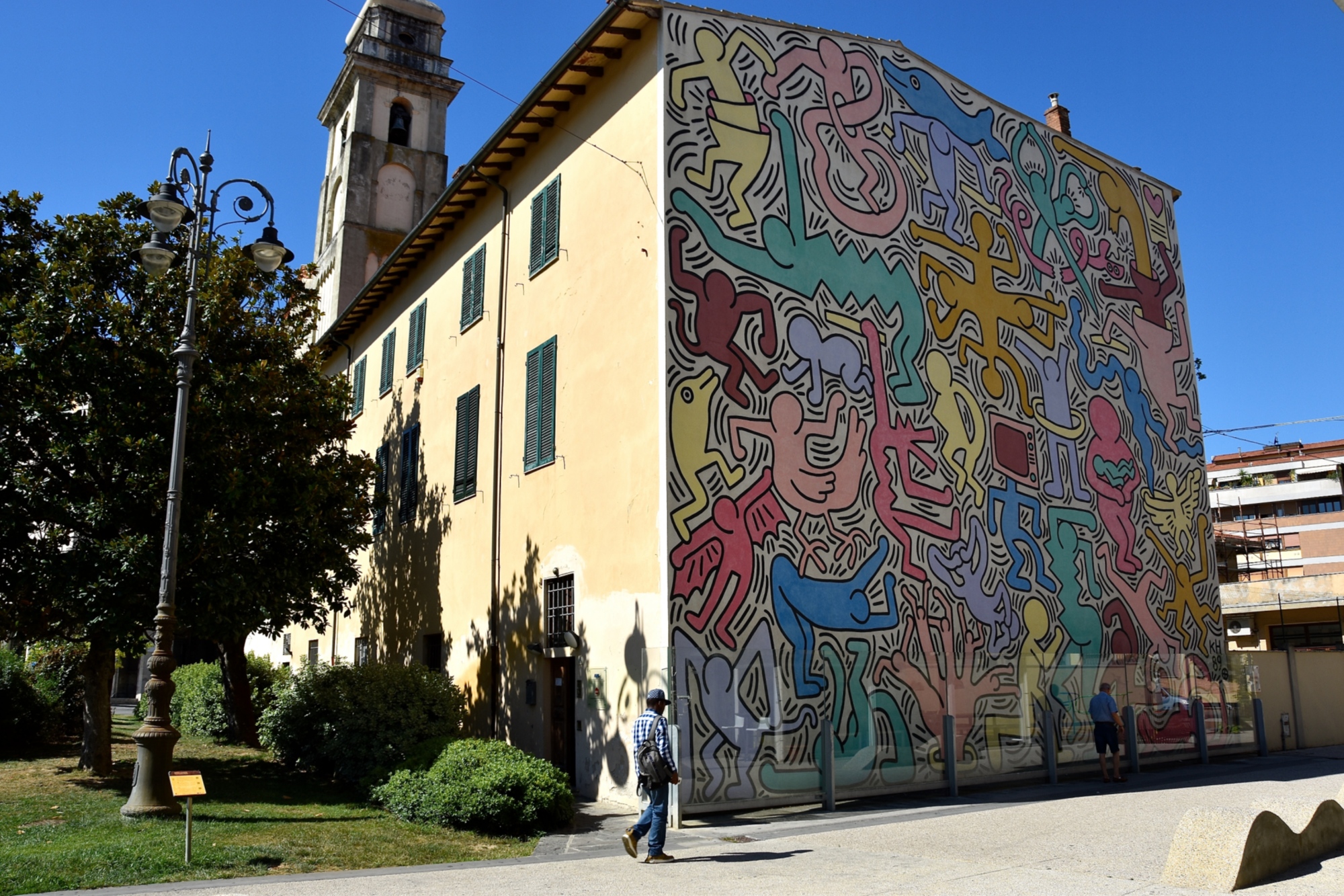 Il murales di Keith Haring a Pisa
