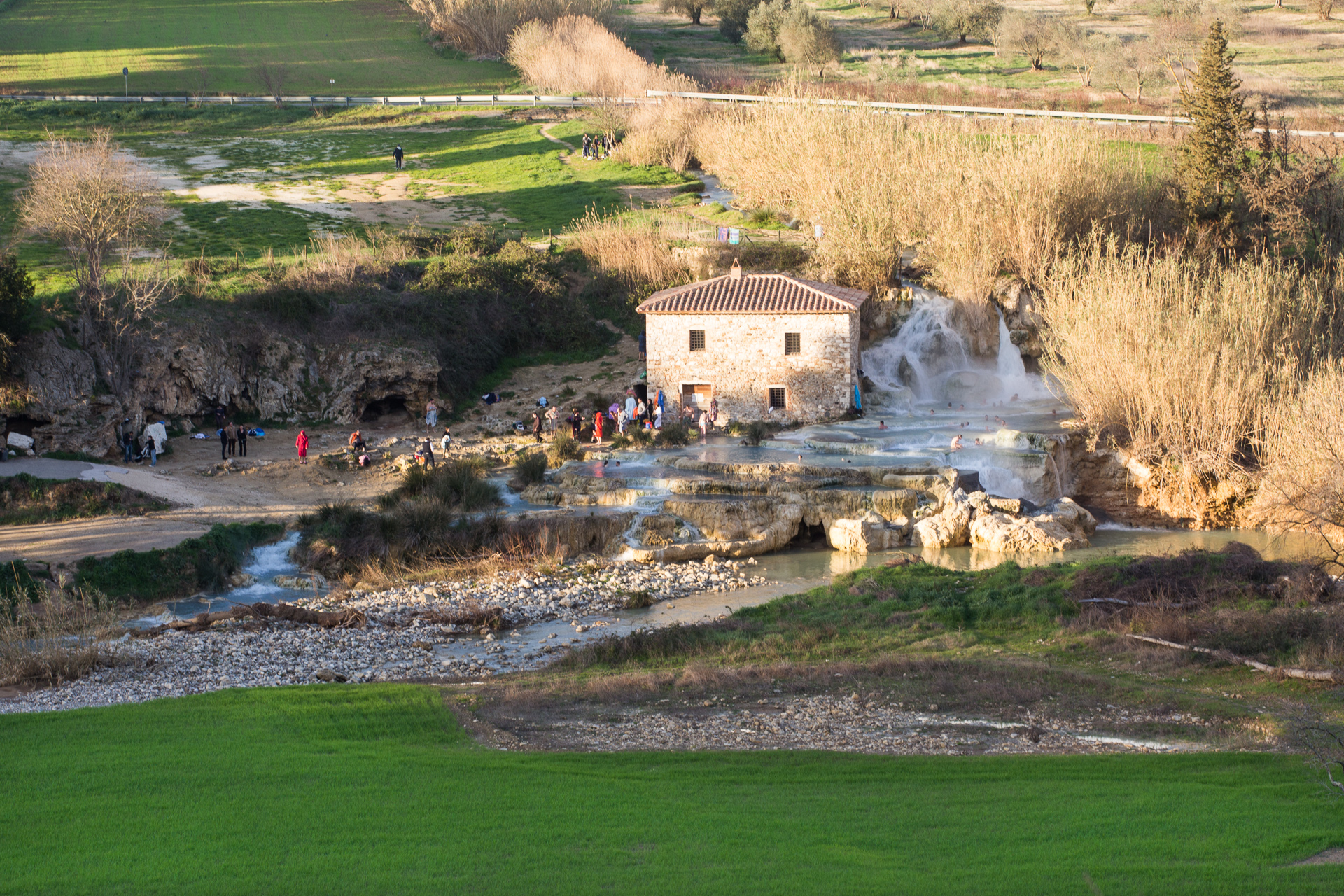 Mulino waterfalls in Saturnia