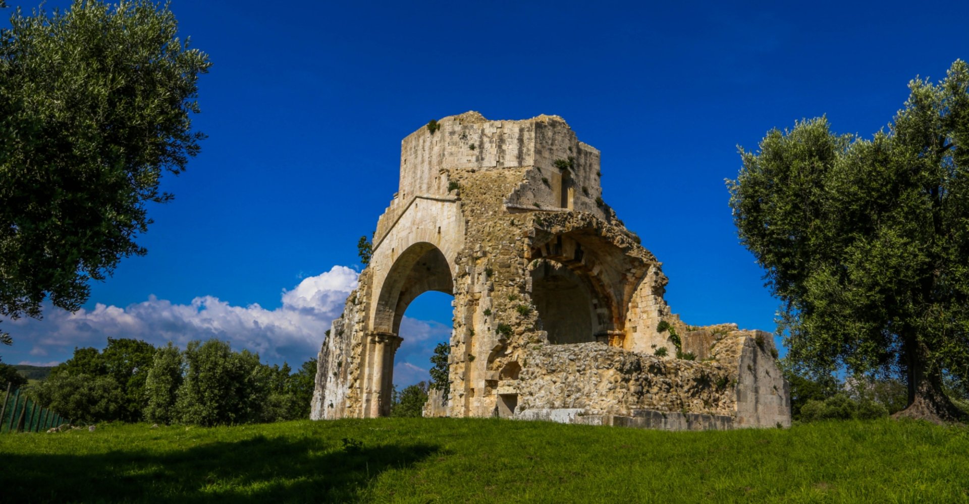Die Ruinen von San Bruzio in Magliano in Toscana
