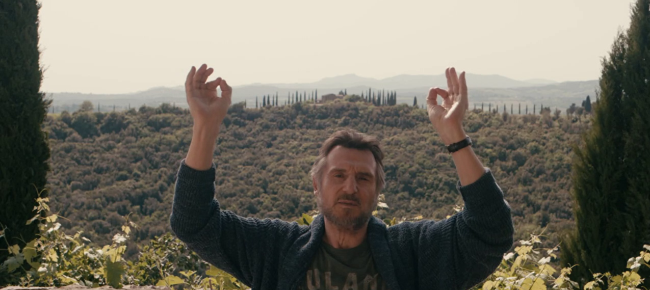 Liam Neeson a Monticchiello