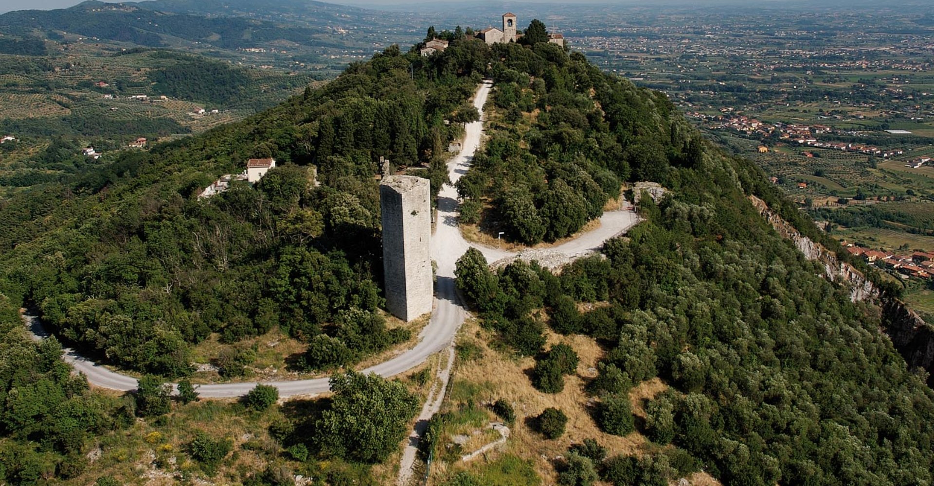 Monsummano Terme visto desde lo alto