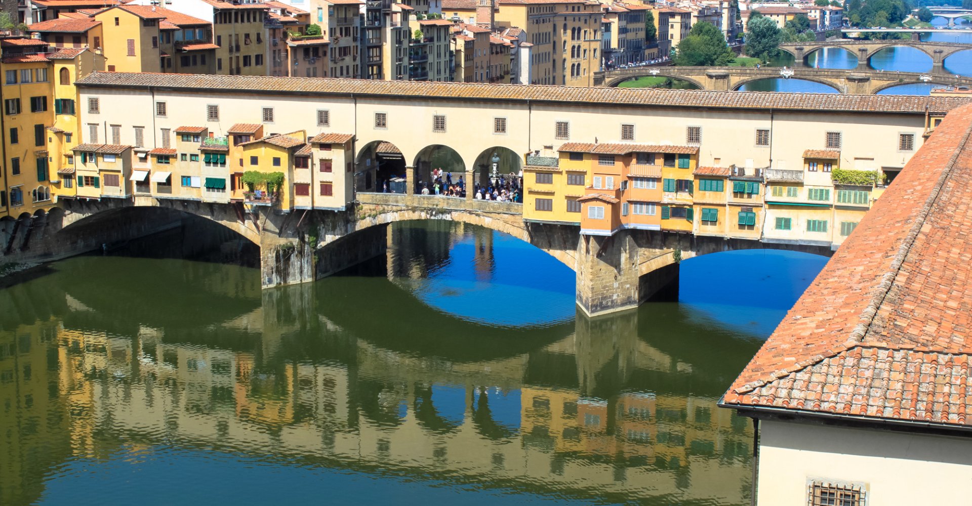 Ponte Vecchio e Corridoio Vasariano dagli Uffizi