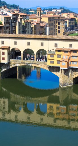 Ponte Vecchio e Corridoio Vasariano dagli Uffizi