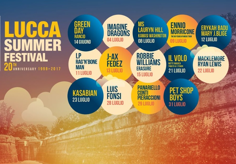 Lucca Summer Festival 2017 via Facebook page Lucca Summer Festival 2017