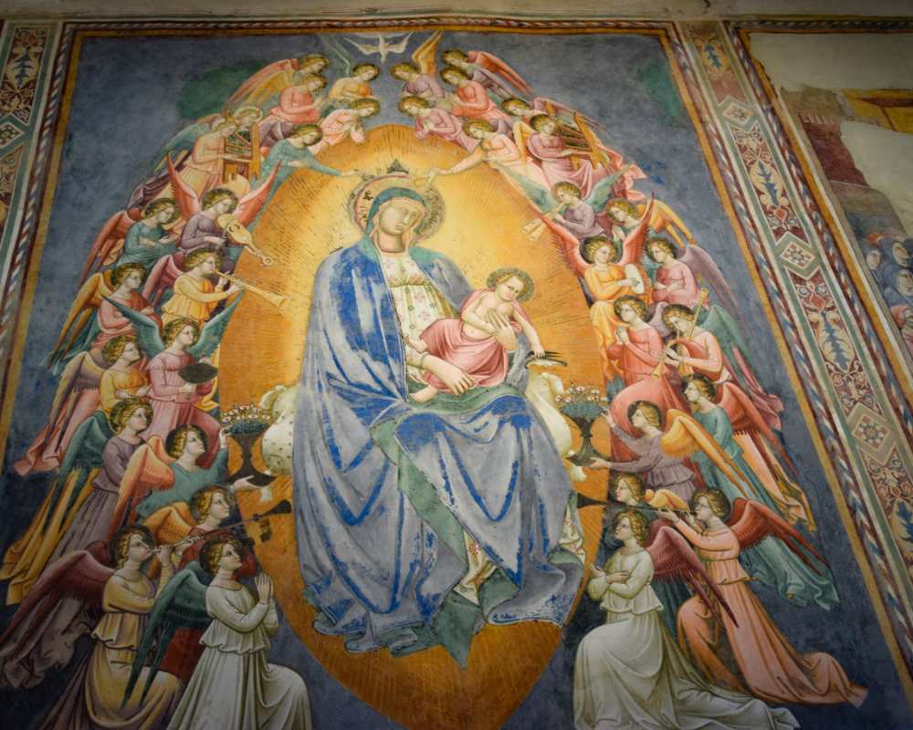 Madonna in gloria - Simone Martini (face) and Cenni di Francesco
