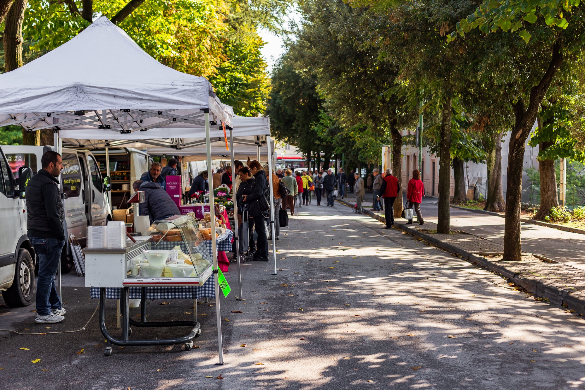 Farmers market in Siena