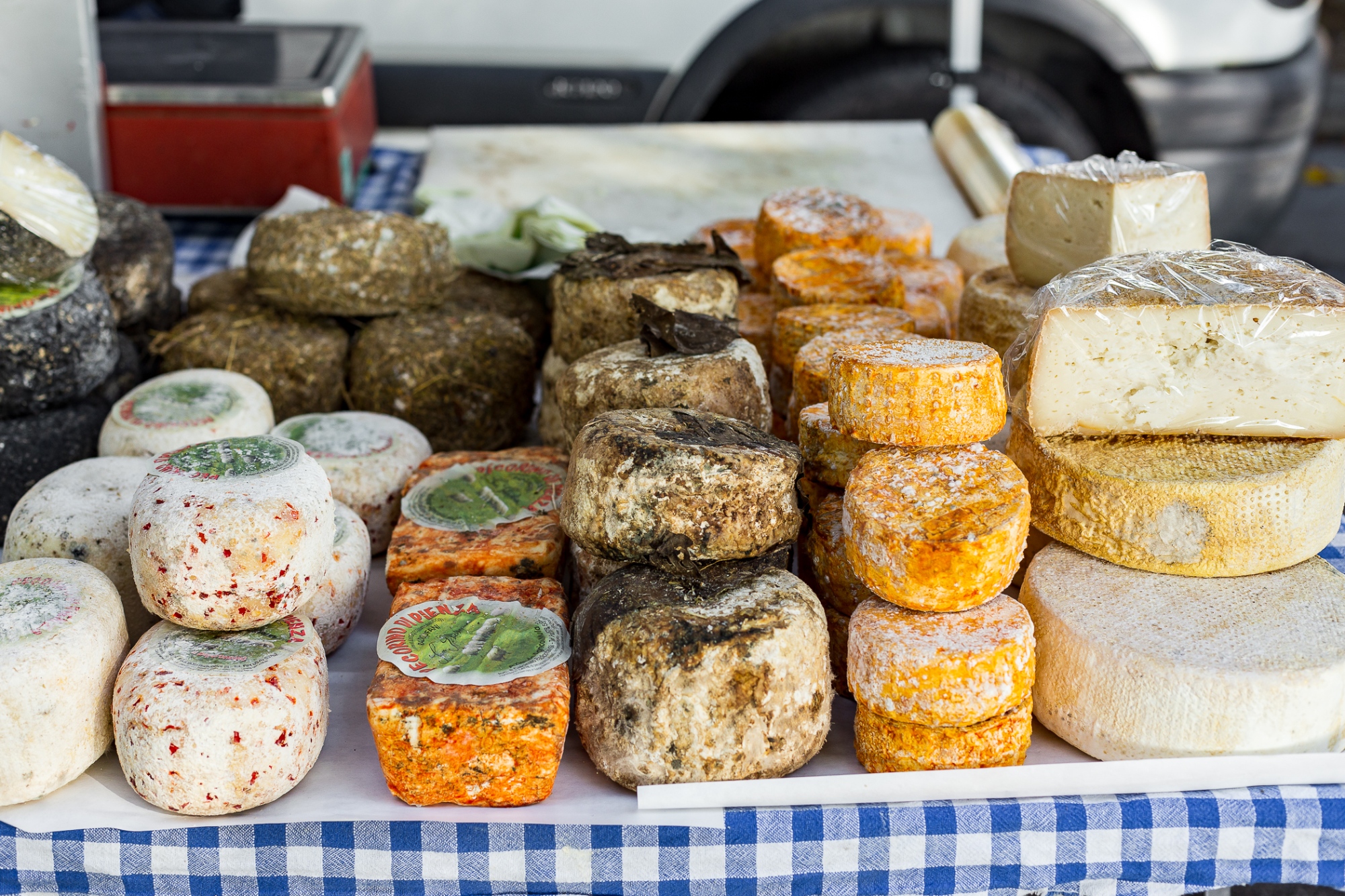 Farmers' market in Siena