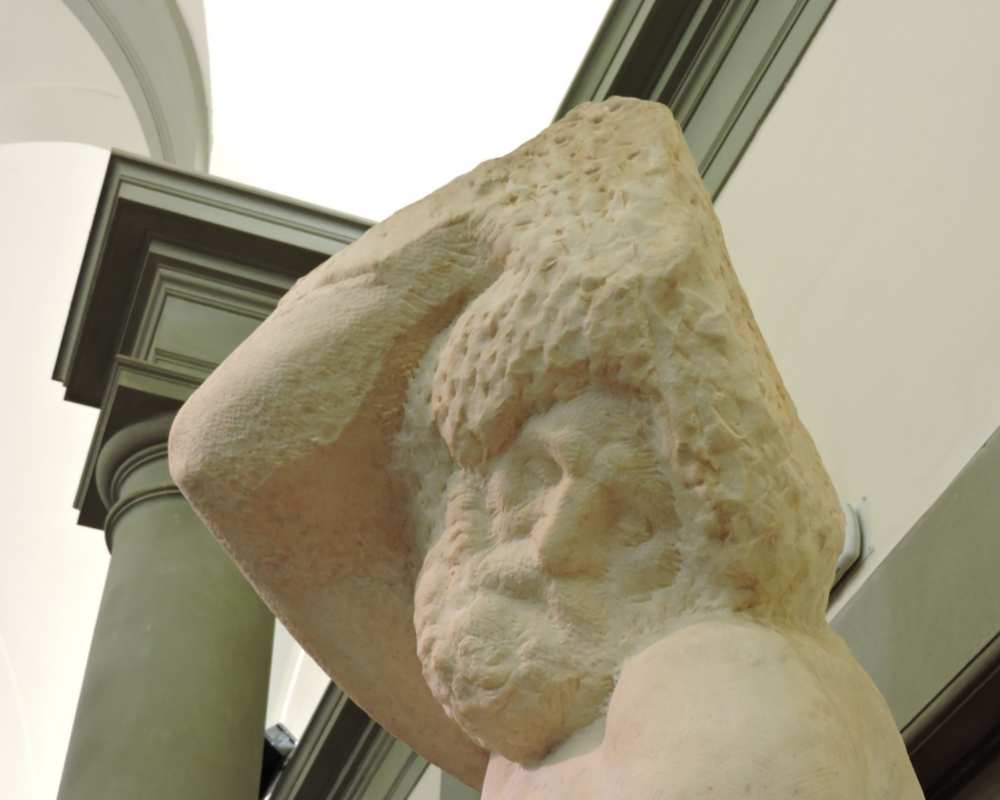 Schiavo barbuto di Michelangelo