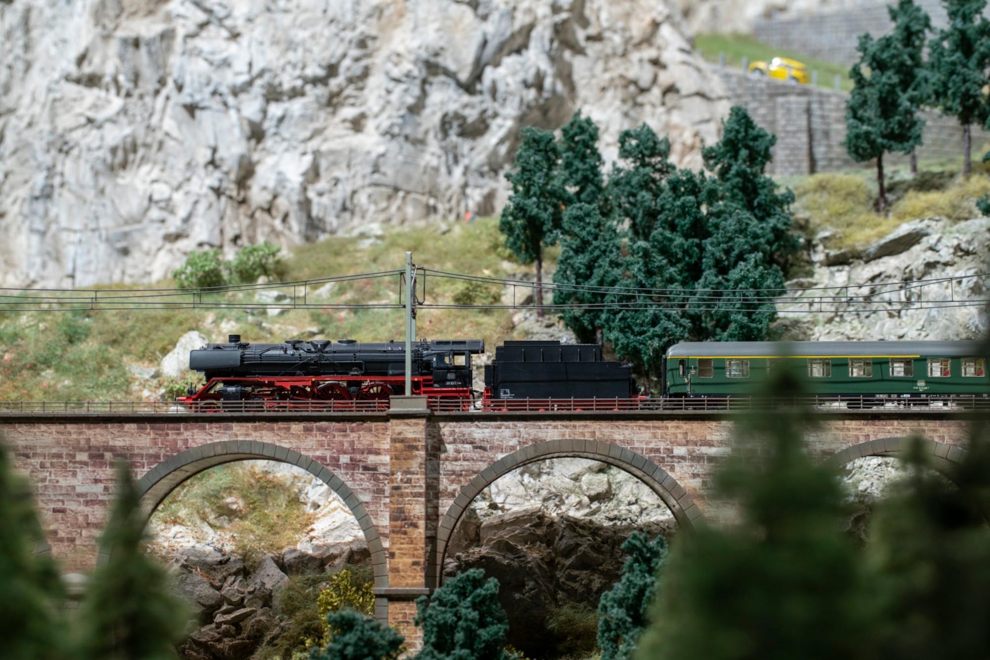 A scene from the impressive model railway