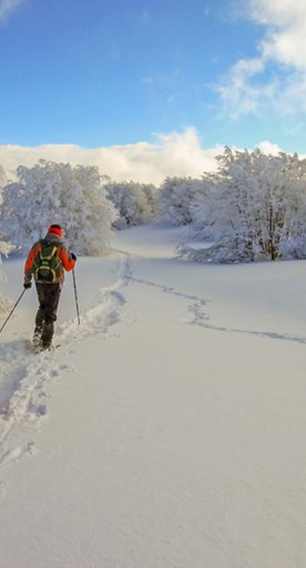 Winter auf dem Monte Falco