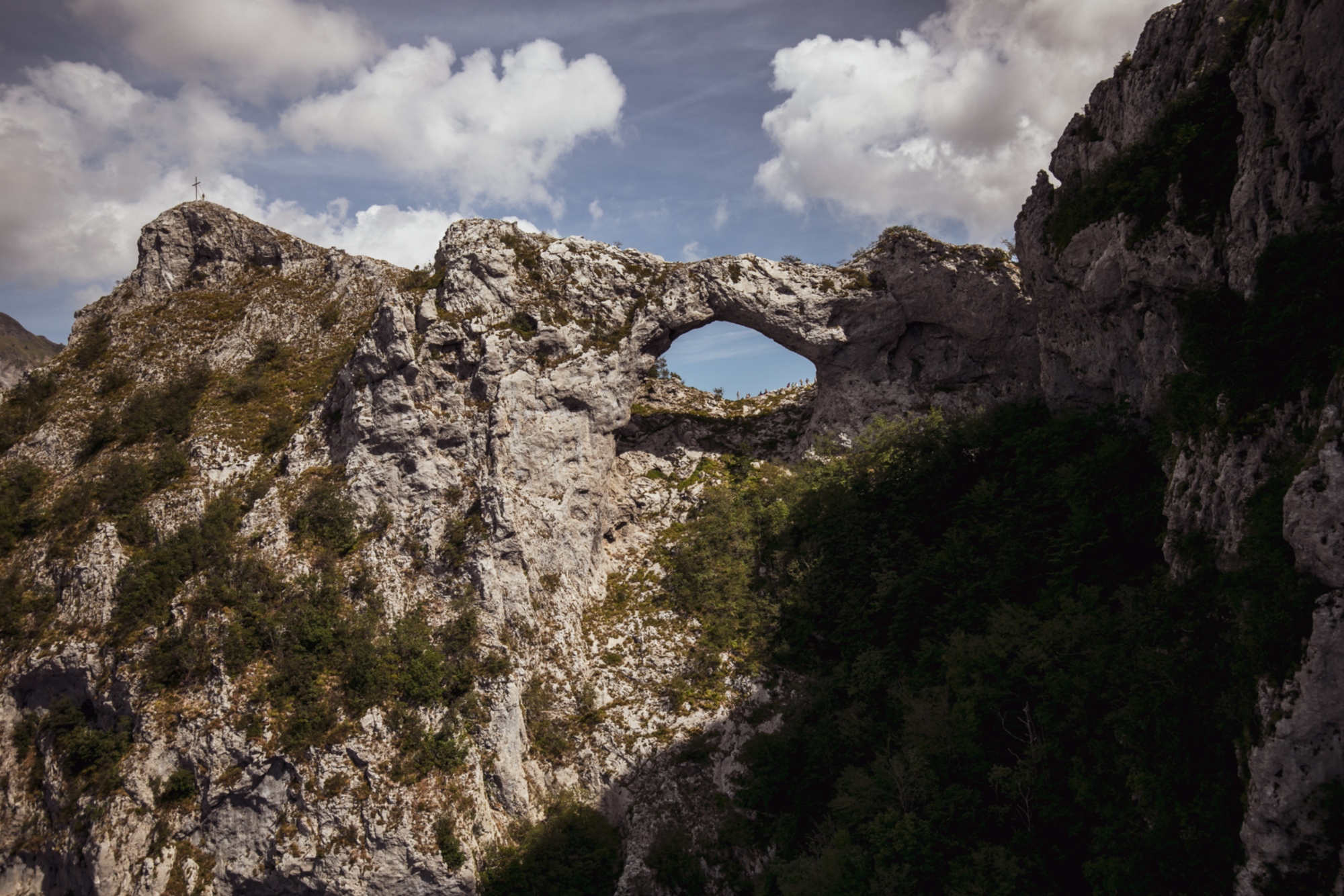 Der Monte Forato in den Apuanischen Alpen