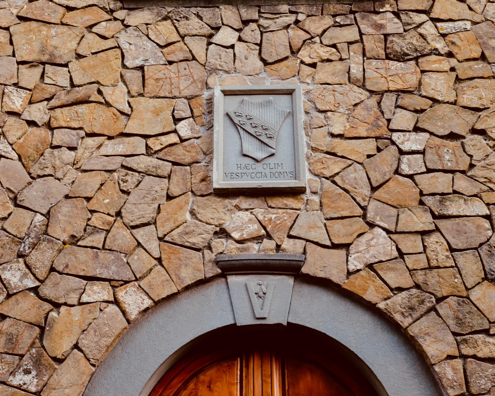 Vespucci coat of arms in Montefioralle