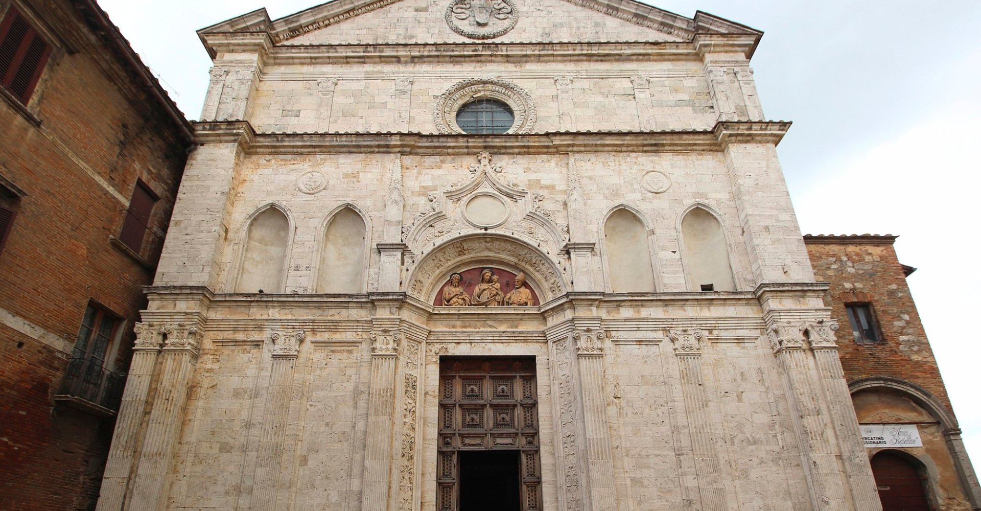 L'église de Saint Augustin à Montepulciano