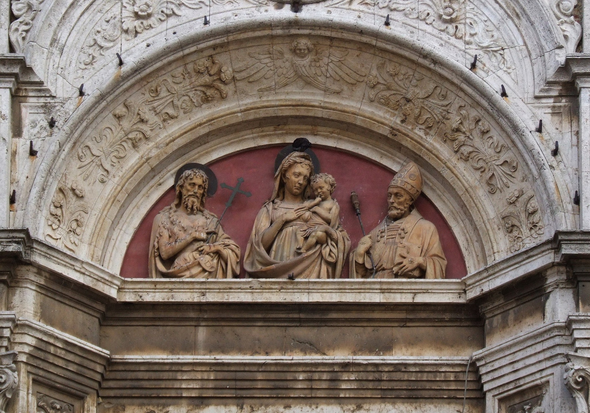Bezel of the Church of St. Augustine in Montepulciano