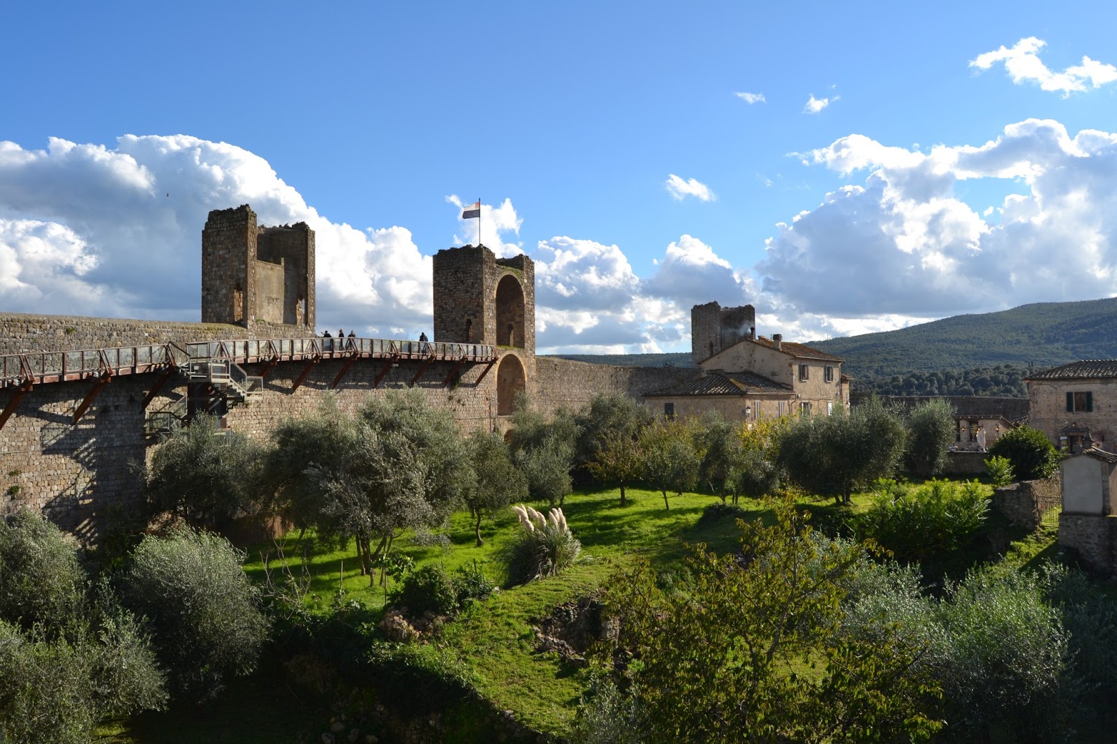 Monteriggioni's Medieval walls