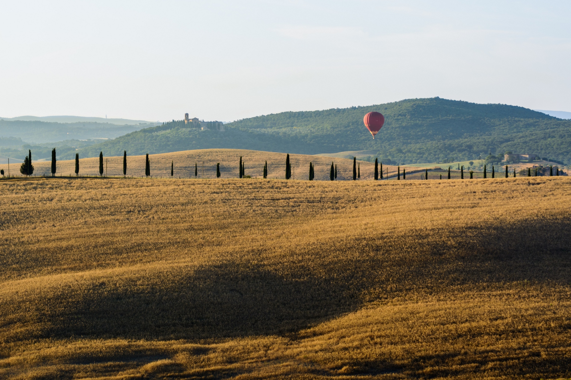 Between San Giovanni d'Asso and Montisi