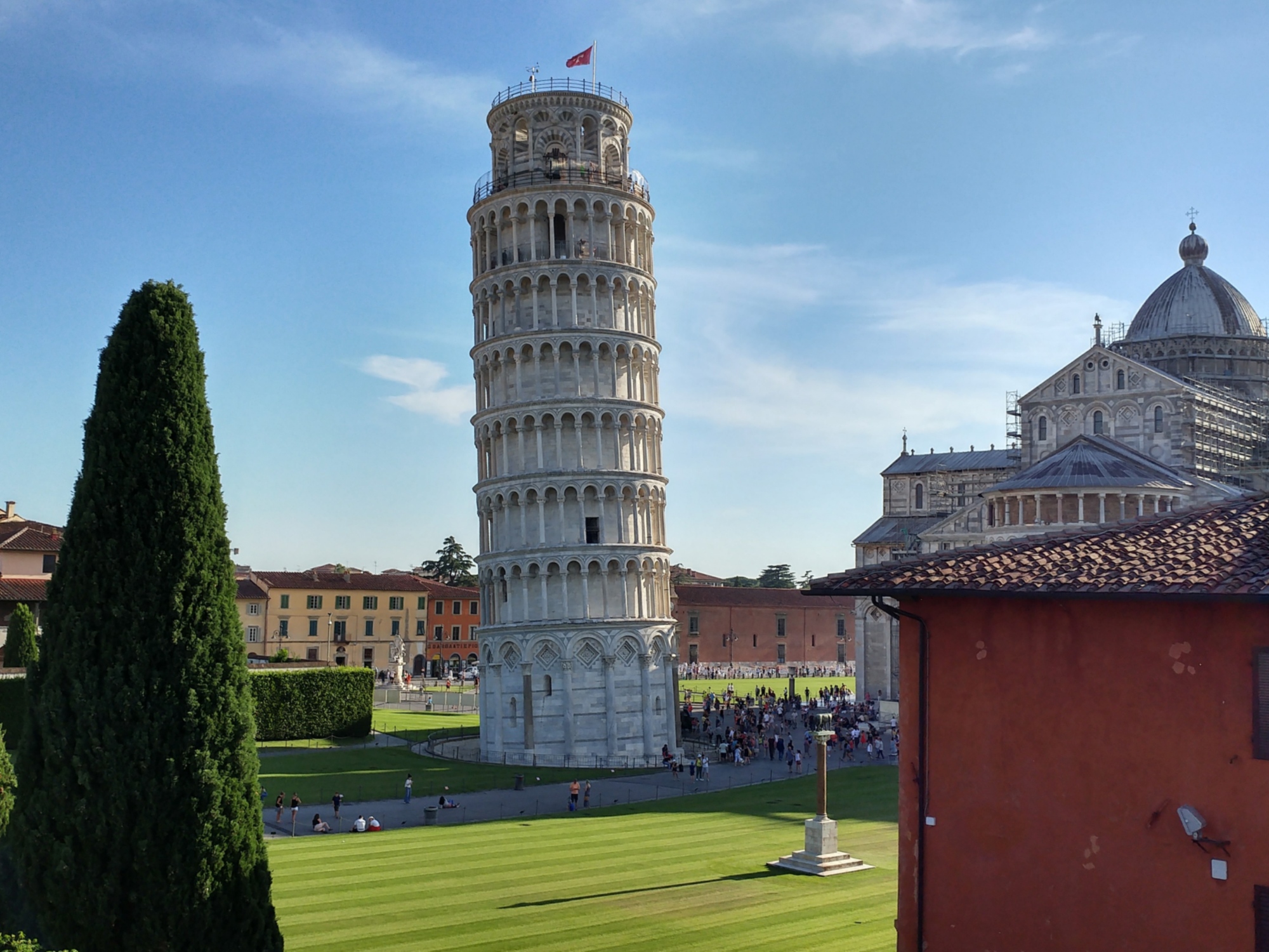 from the walls of Pisa