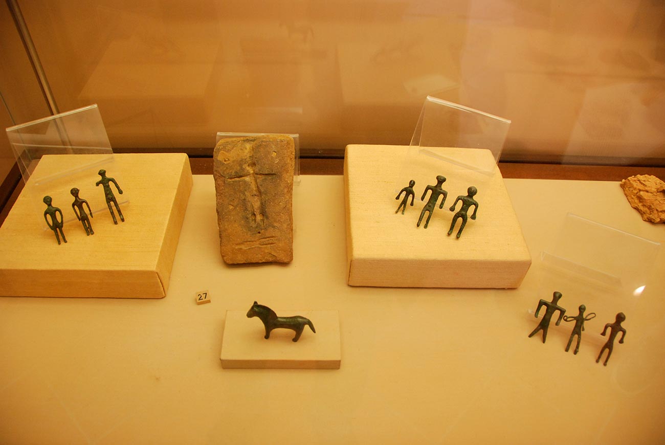 Archäologische Funde im Museum Giuliano Ghelli
