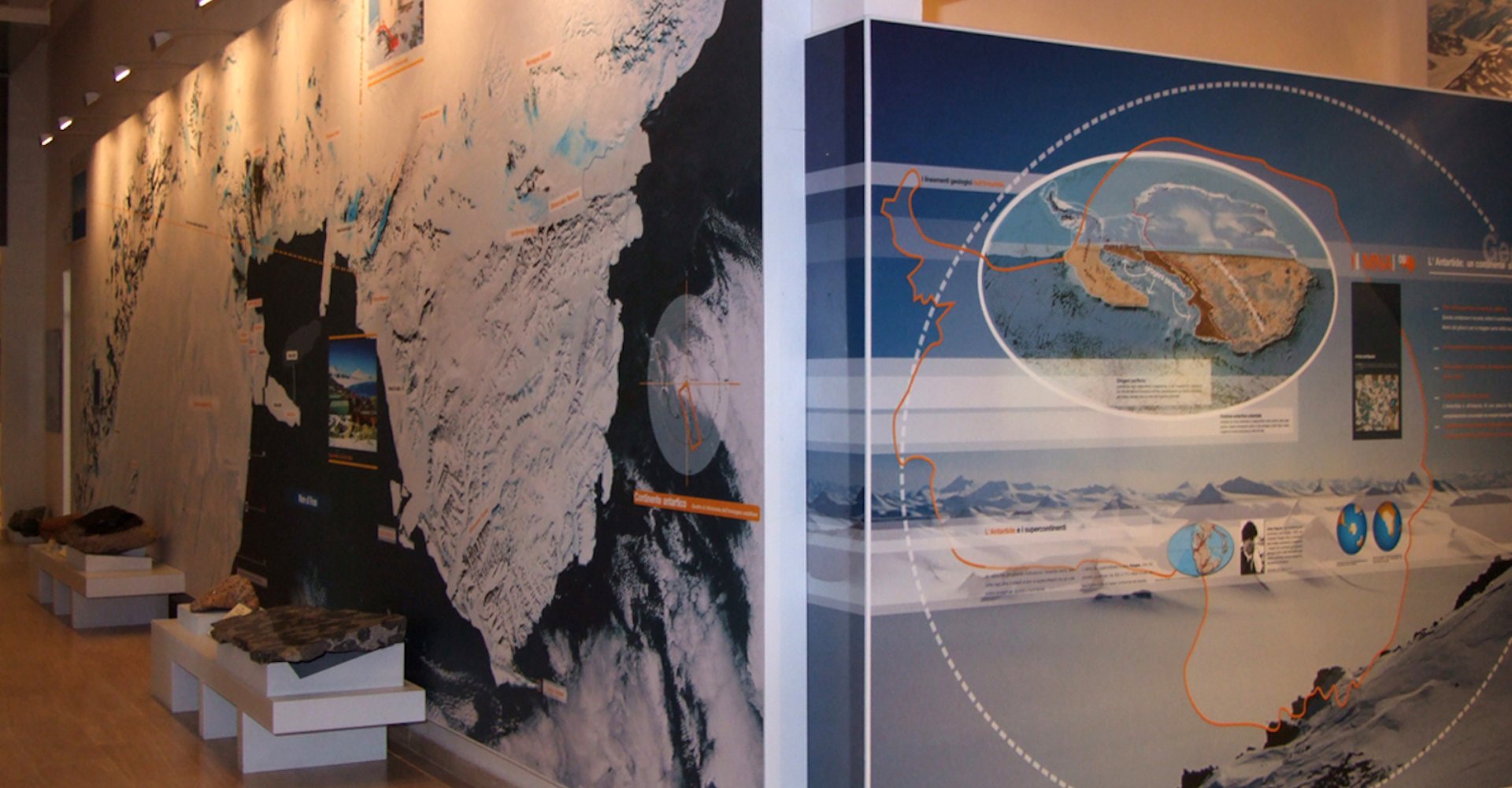 Dettaglio di una ricerca scientifica in Antartide al Museo Nazionale dell’Antartide “Felice Ippolito”.