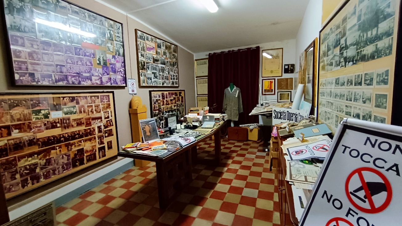 Una sala del Museo della Società Operaia di Cascina