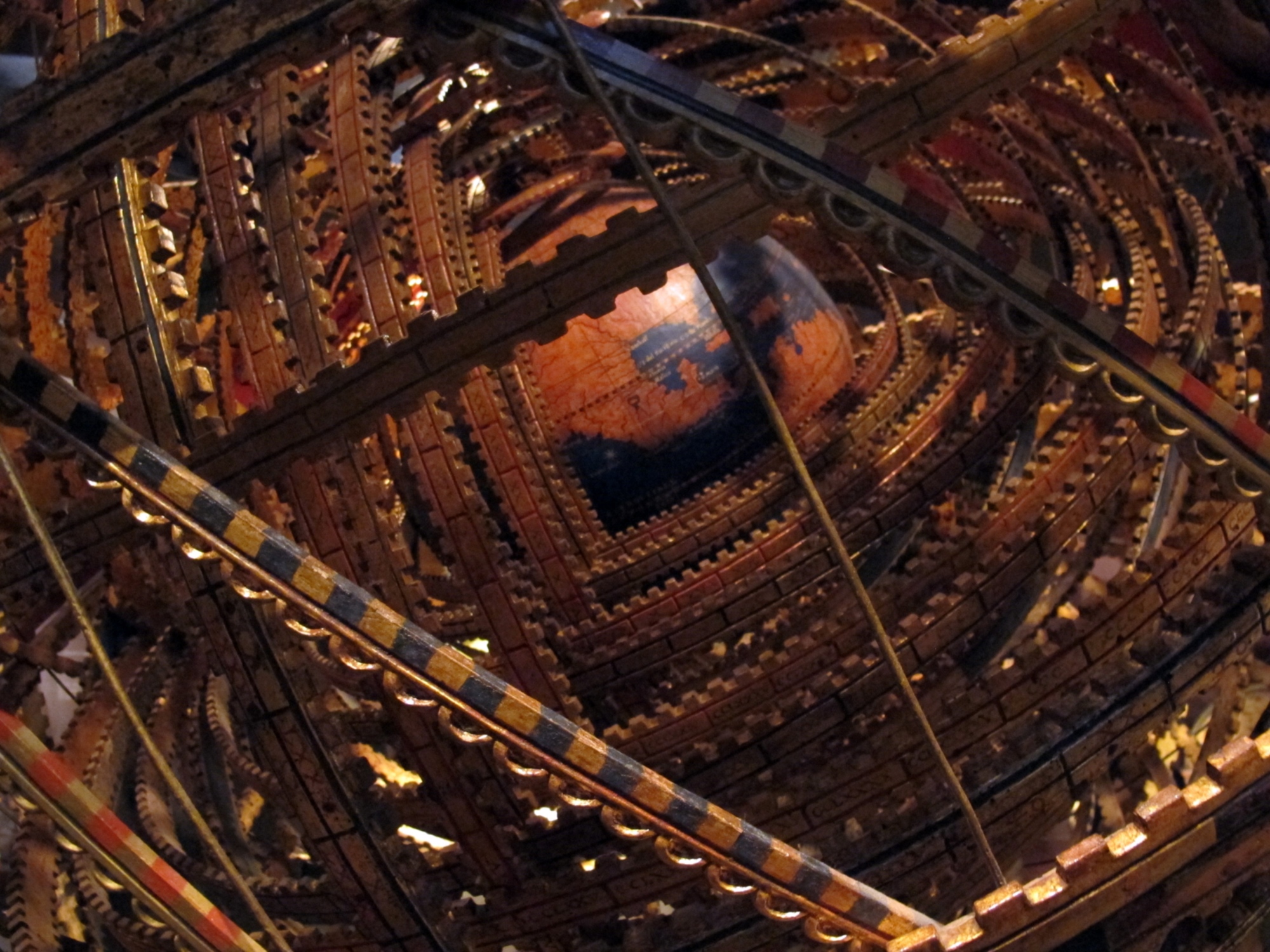 La celebre Sfera armillare medicea che si trova al Museo Galileo di Firenze