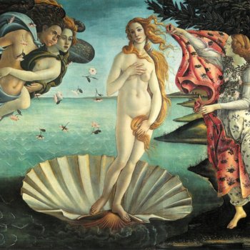 Nacimiento de Venus realizada por Sandro Botticelli