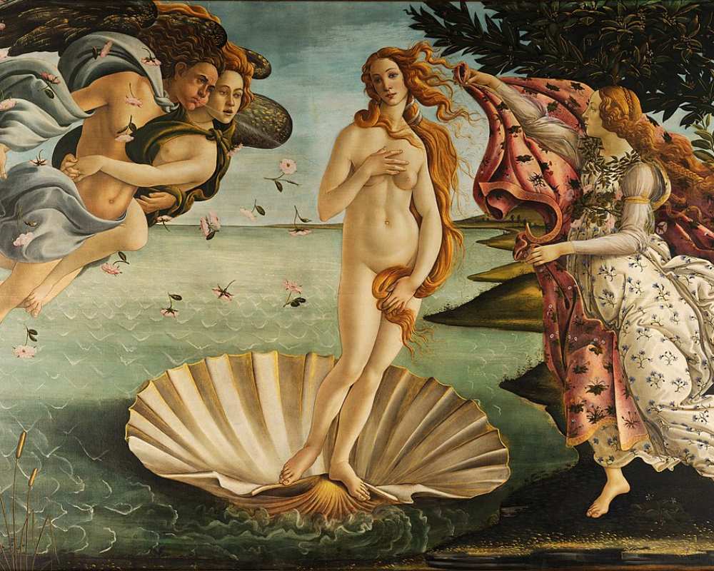 Die Geburt der Venus, Botticelli