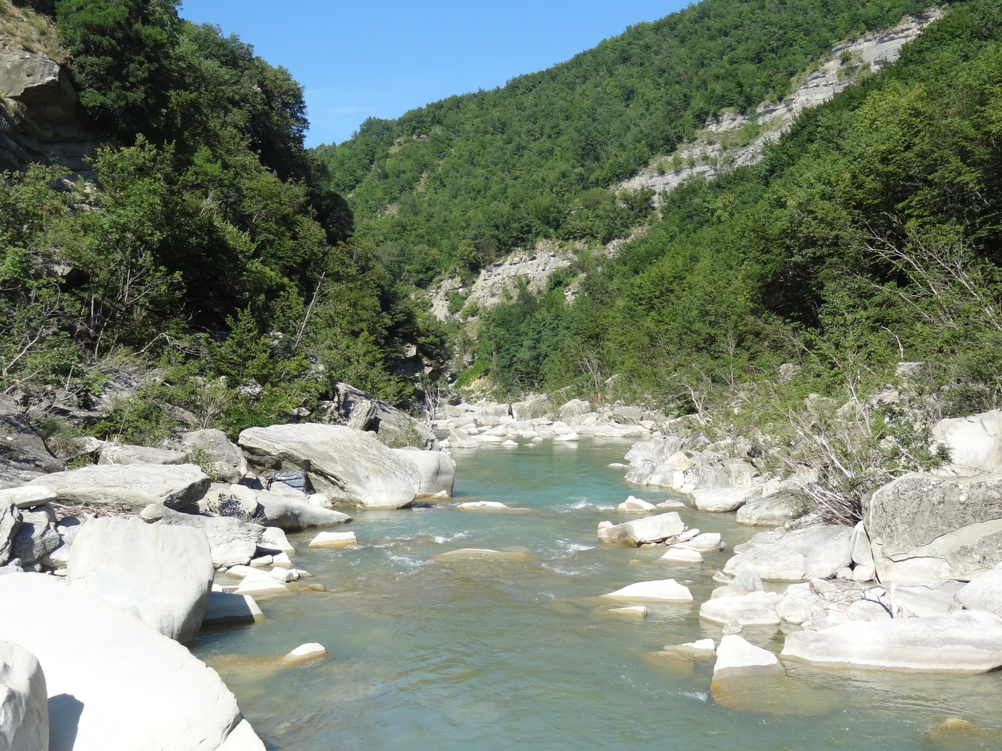 Río Santerno en Firenzuola