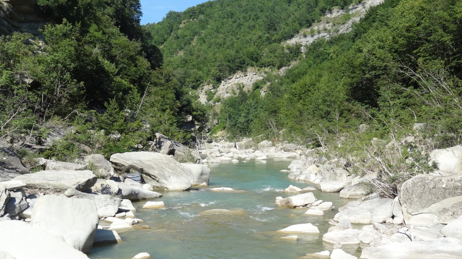 Río Santerno en Firenzuola