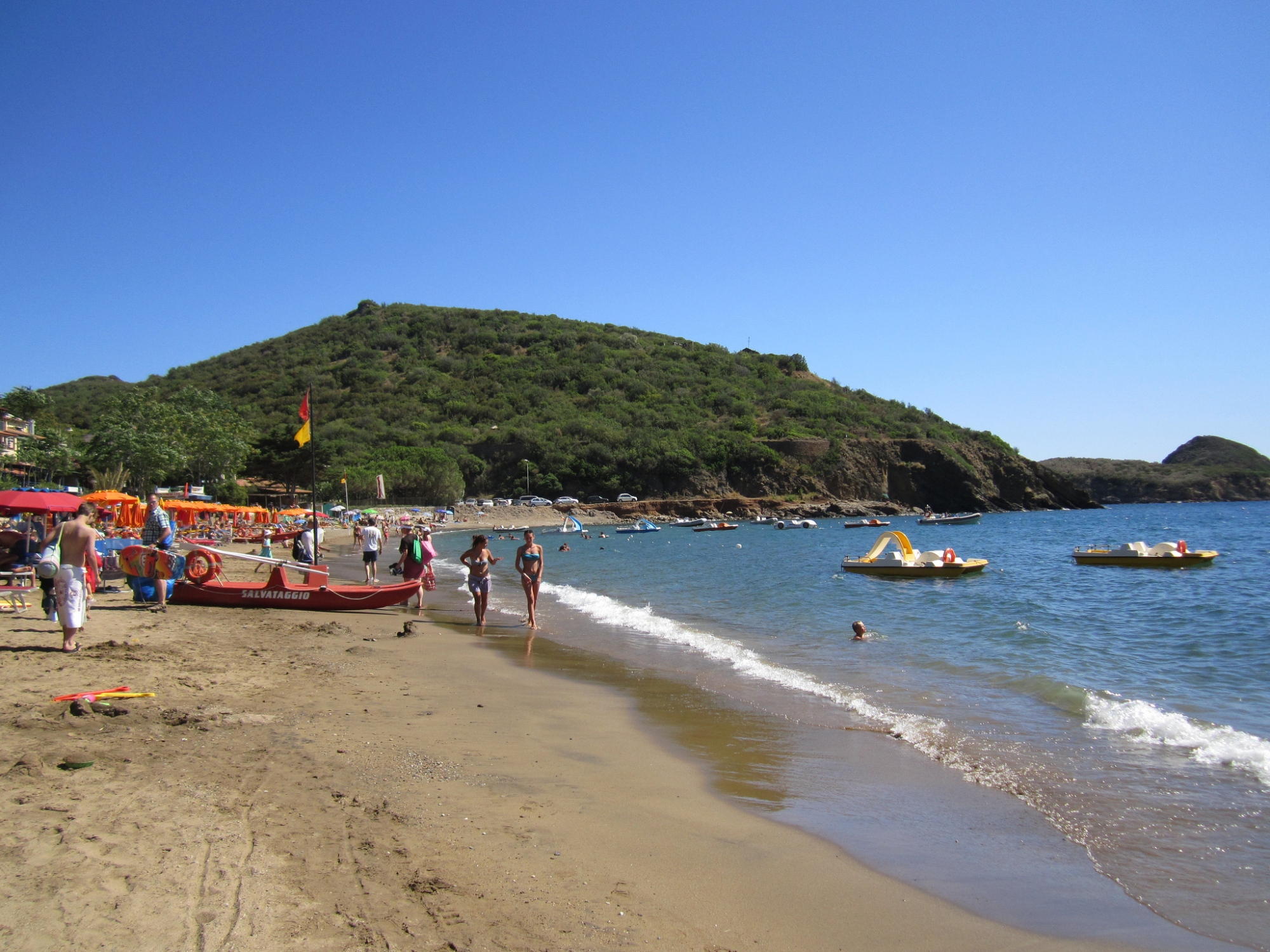 La playa innamorata en Capoliveri
